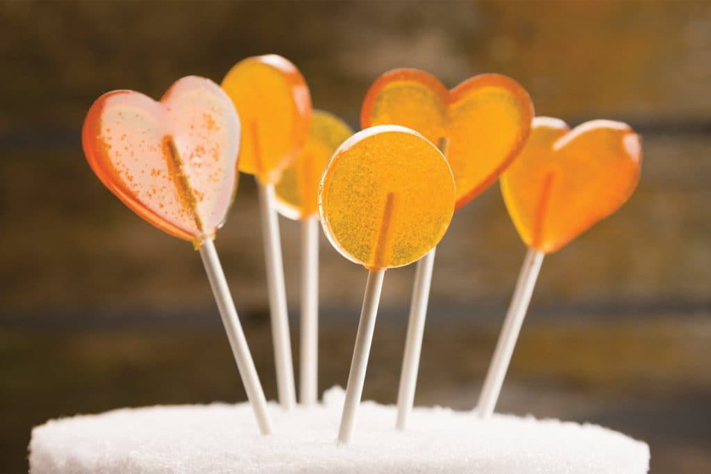 honey lollipops
