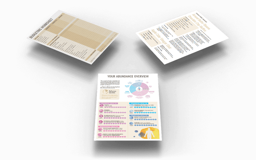 Life more abundantly course printables to live a life of abundance