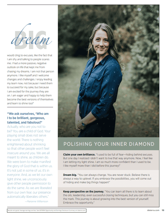 Veronique Golloher doterra presidential diamond join my team to sell doterra essential oils