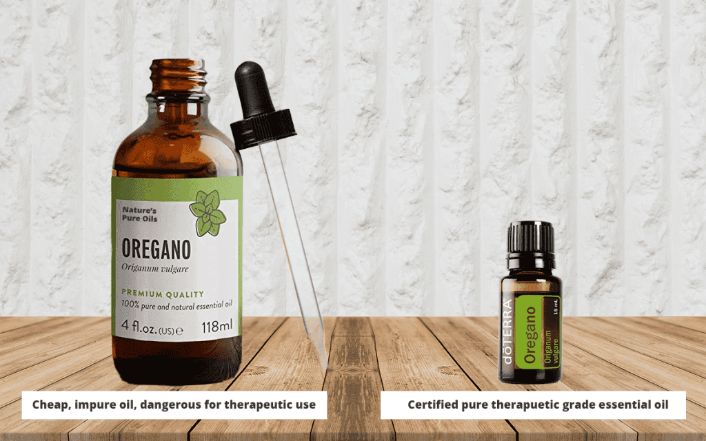 pure vs unpure essential oils to find pure therapeutic grade essential oils