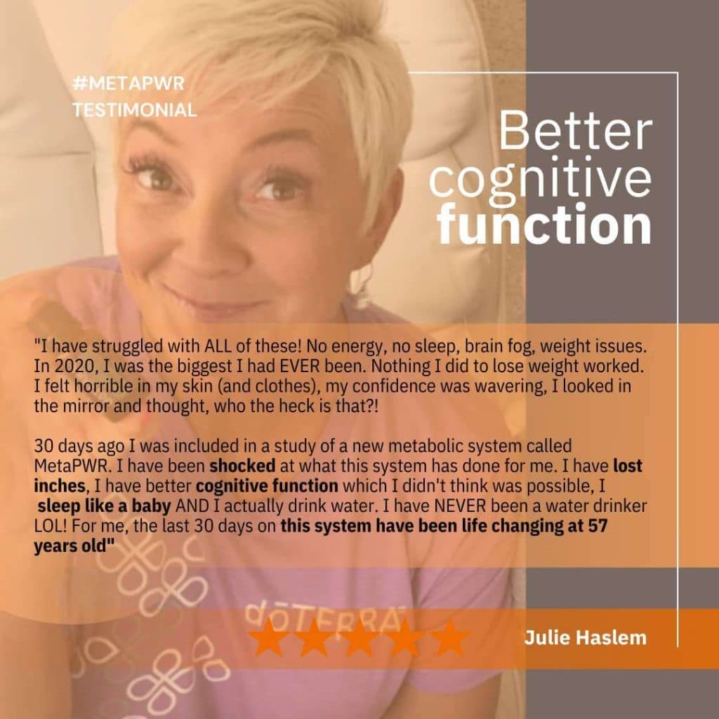 Julie MetaPWR Testimonial