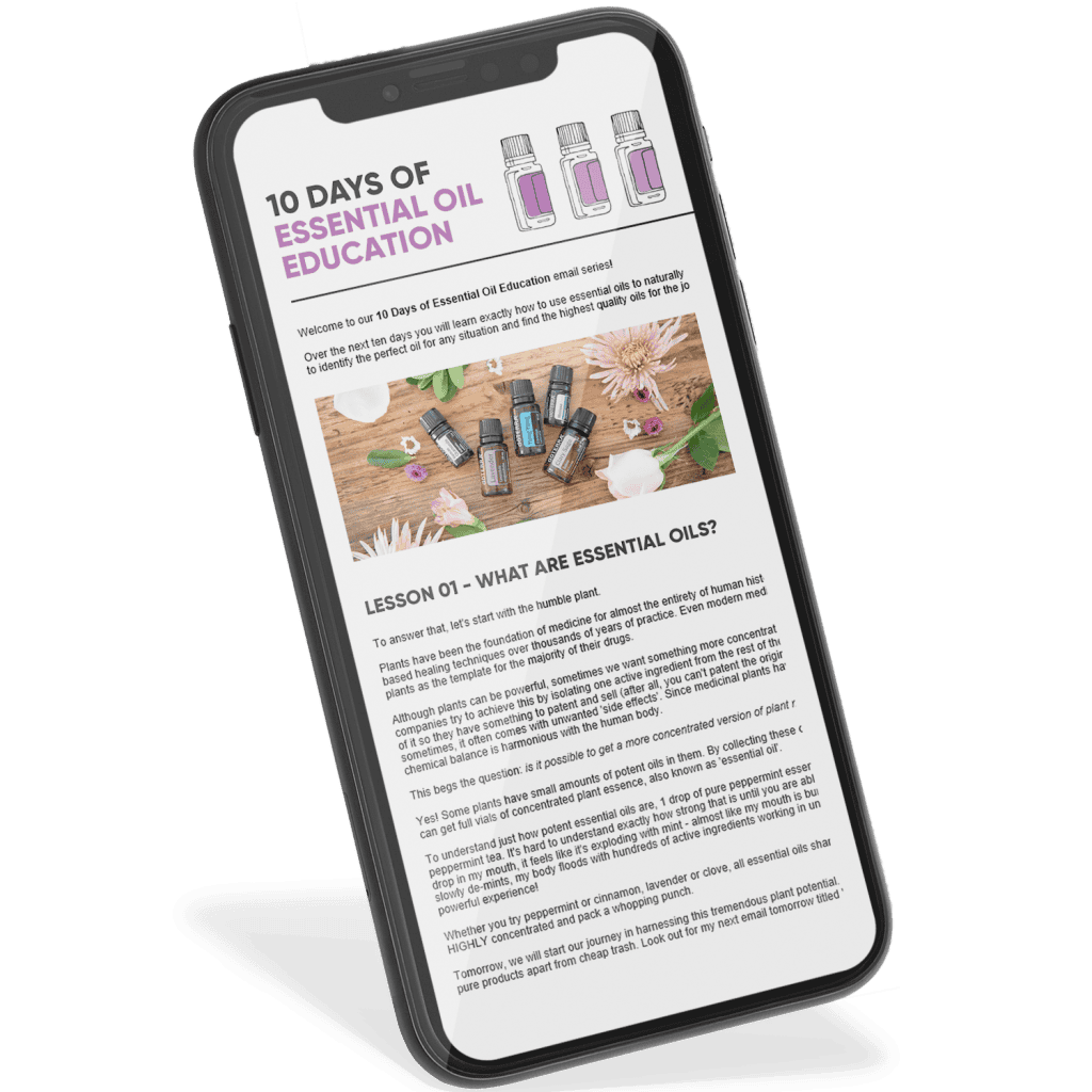 10 Days of Essential Oil Education Email Series Lead Page Vertical Image Square2