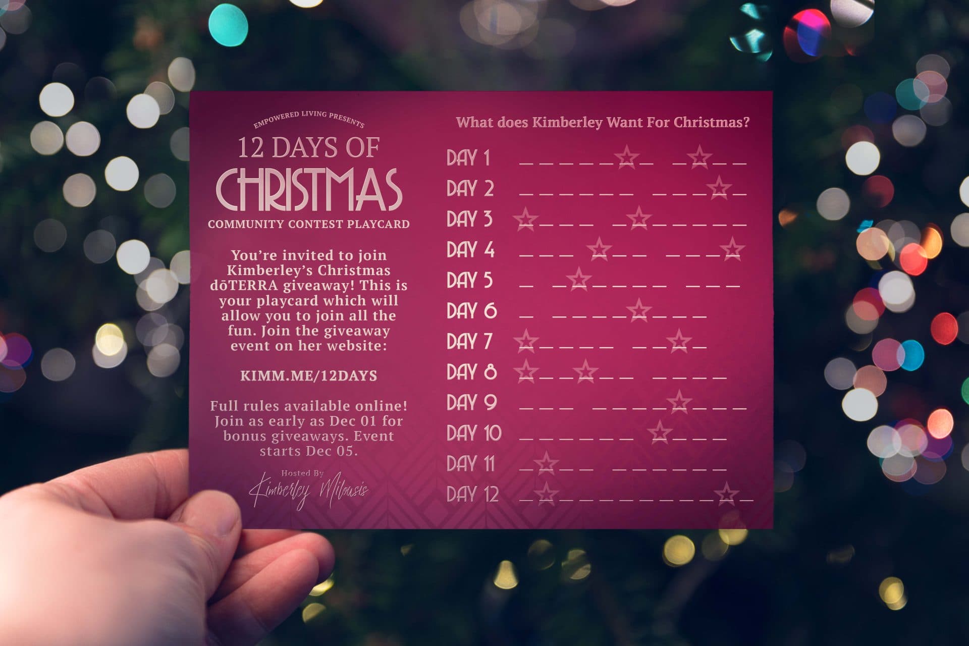 12 Days of Christmas Generic Card Mockup v2