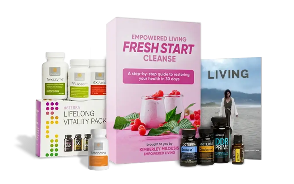 Empowered Living Fresh Start Cleanse doterra detoxification program course box w cleanse kit 2