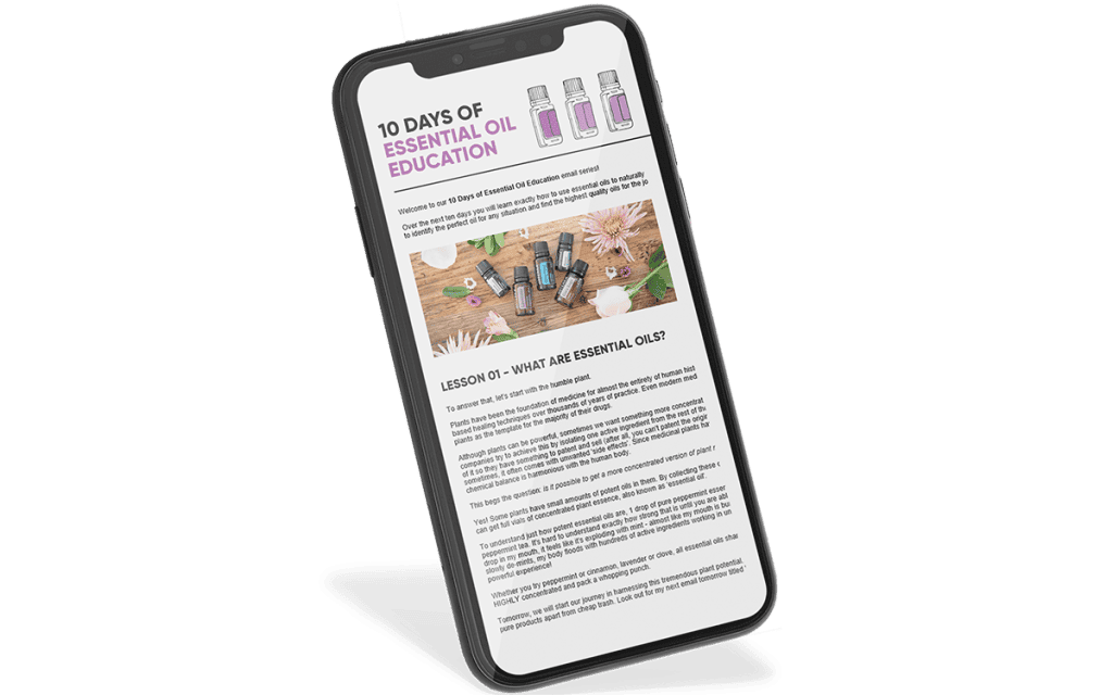 10 days of essential oil education