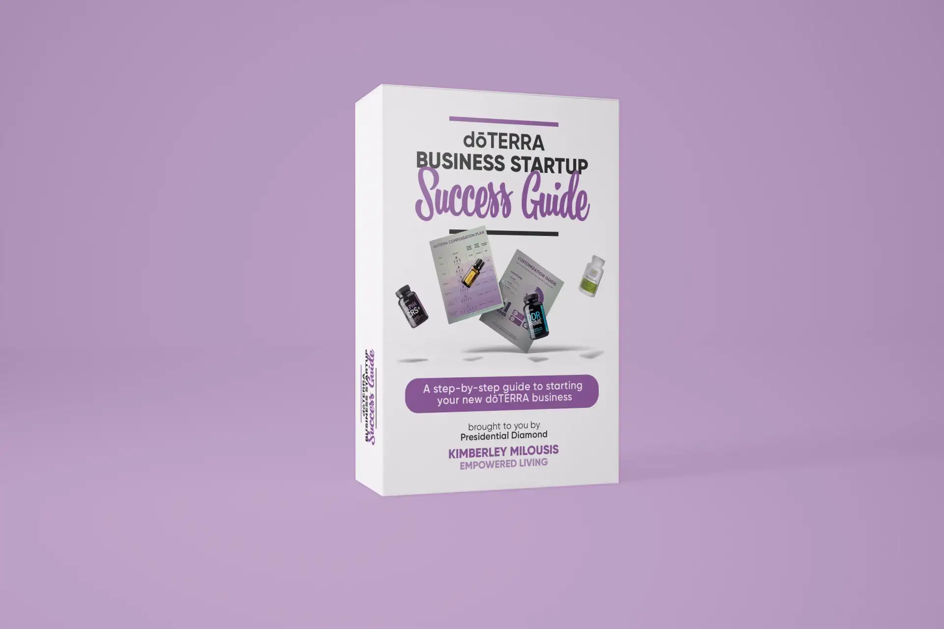 Business Startup Success Guide - Program Box Mockup with Background