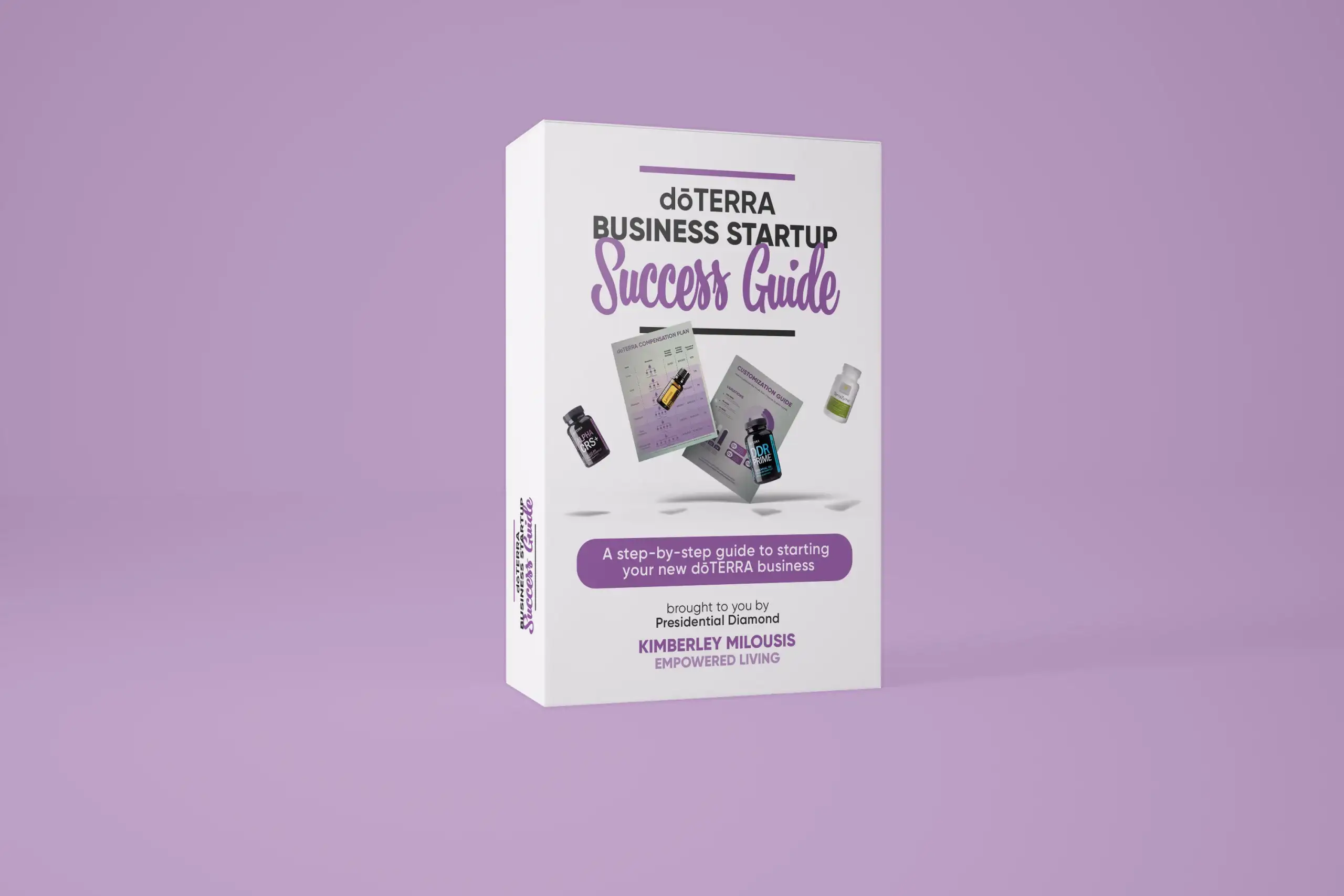 Business Startup Success Guide - Program Box Mockup with Background