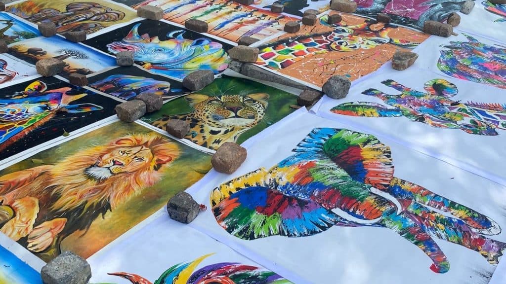 My Adventures in Africa - Market_Art