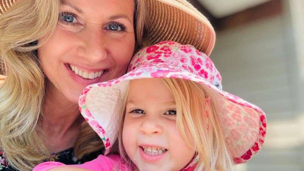 Kimberley and granddaughter