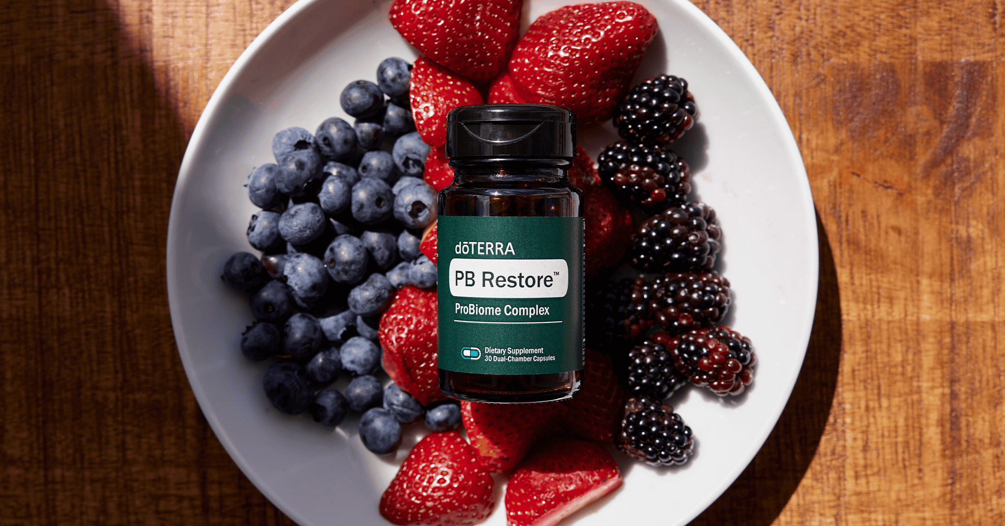 PB Restore Probiotic Prebiotic Postbiotic Phages Microbiome Supplement doTERRA