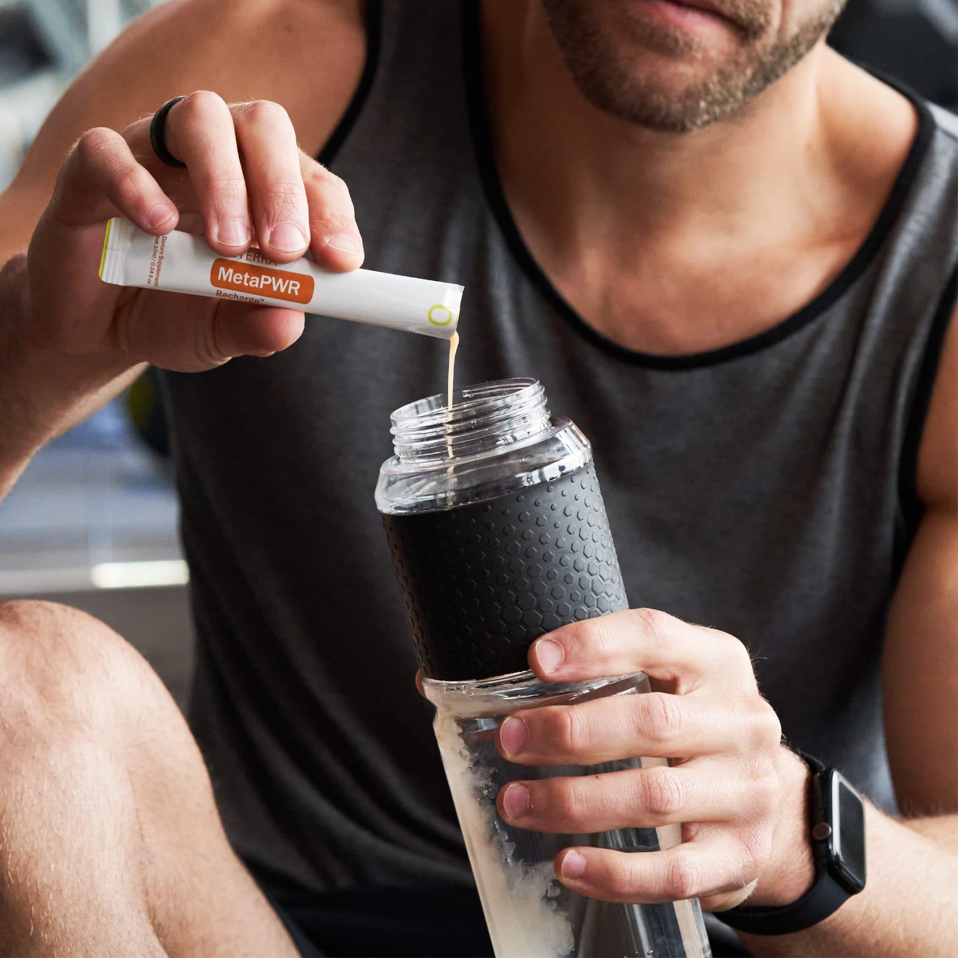 MetaPWR Recharge Supplements Nutrition Product Image Lifestyle US Market Square 2